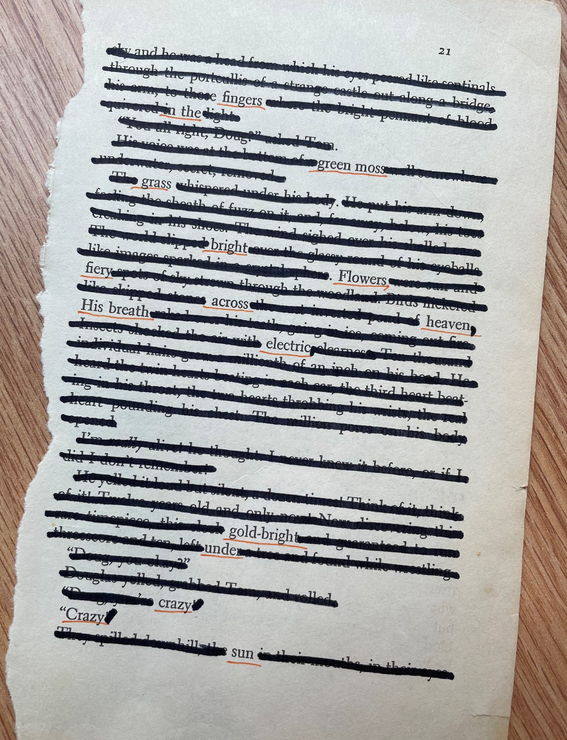 Blackout Poetry - William Jeanes Library
